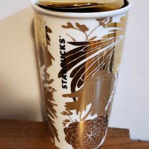 Starbucks Tumbler Gold